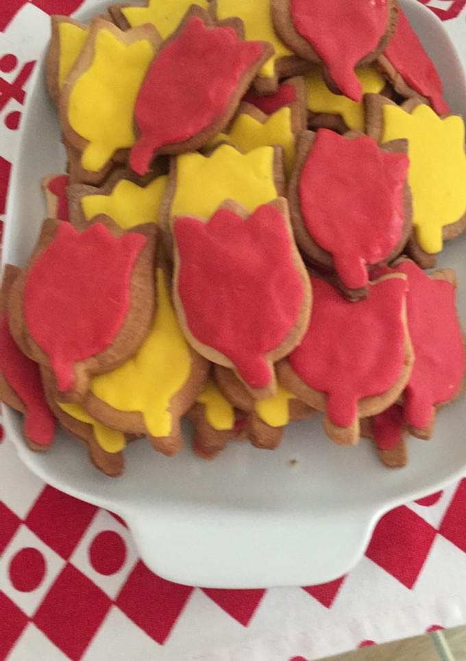Una foto de Galletas de mantequilla (rosas de Sant Jordi)