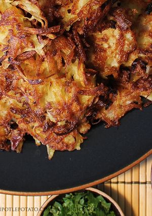 A picture of Russian Potato Pancakes - Draniki.