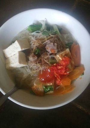 Foto resep Bakso segar kuah tanpa lemak