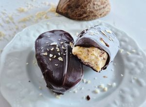 Une photo de Barres glacées choco-coco façon "Bounty"