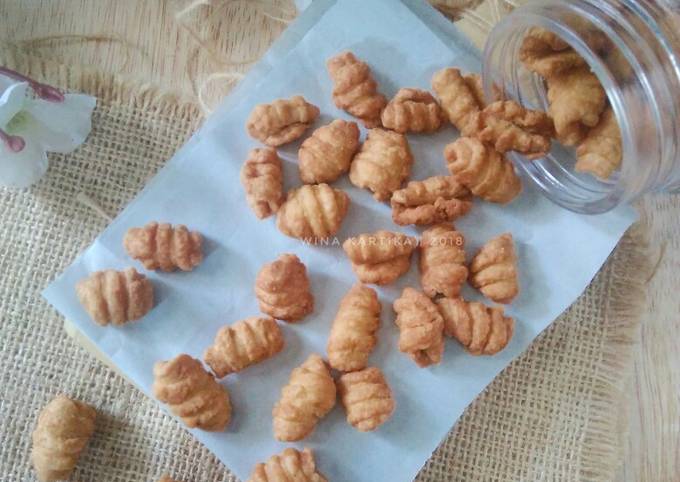 Langkah Mudah Masakan Resep Kue Garpu Manis / Biji Ketapang Renyah #KamisManis