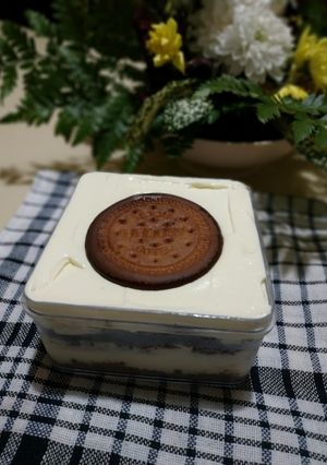 Foto resep Creamy Brownie Banana in a Jar