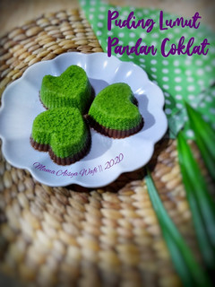 Foto resep Puding Lumut Pandan Coklat