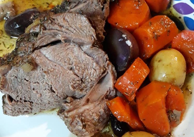 Recipe: Appetizing Roasted Leg of Lamb Batch 4