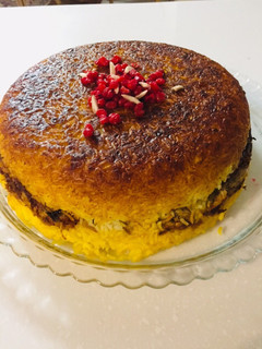 عکسی از دستور ته چين مرغ