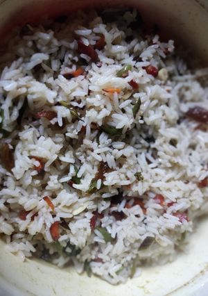 ভেজিটেবল ফ্রাইড রাইস (vegetable fried rice recipe in Bengali) রেসিপির প্রধান ছবি