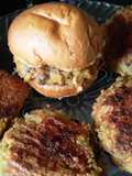 Patties bbq🌶de berenjena🍆 y zanahoria🥕.