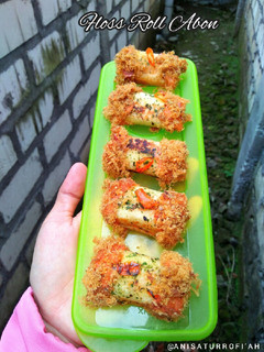 Foto resep Olahan Roti Tawar~Floss Roll Abon