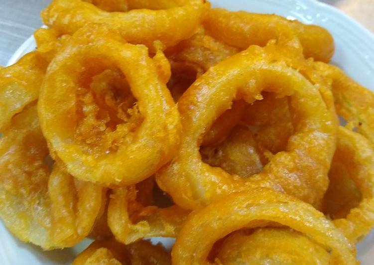 Aros de cebollas crujiente
