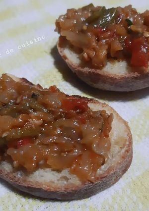Une photo de Tartines ratatouille 🍹