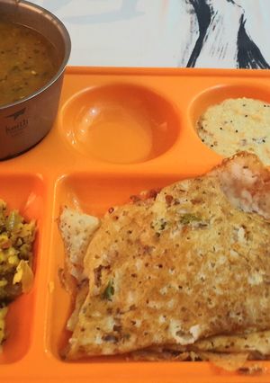 A picture of Rava masala Dosa.