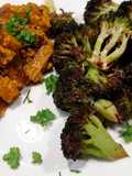 Seitan all'indiana con broccoli al forno