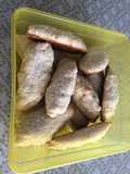 Biscoito champanhe de torta de limão com coco