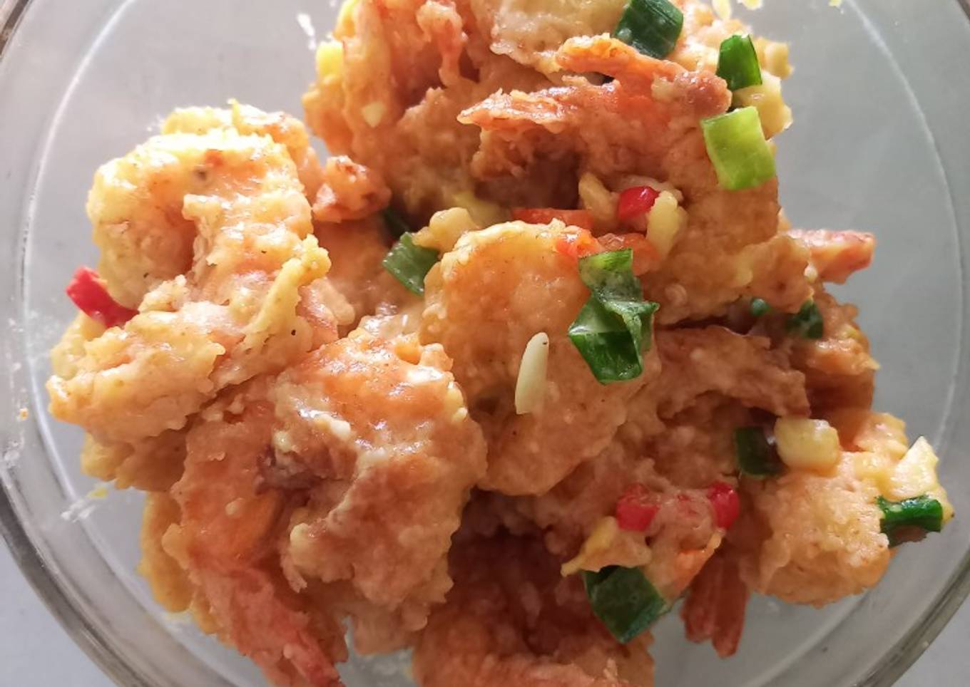 °Udang Krispi Saus Telur Asin