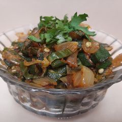 A picture of Masala Bhindi.