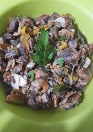 Foto resep Kerang tumis saos tiram