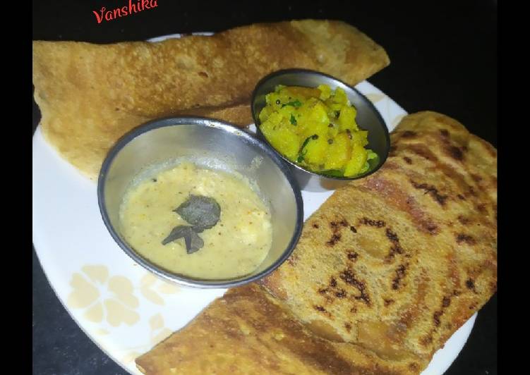 Steps to Make Quick Instant Wheat flour Dosa
