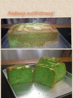 Foto resep Bolu Pisang Pandan Panggang