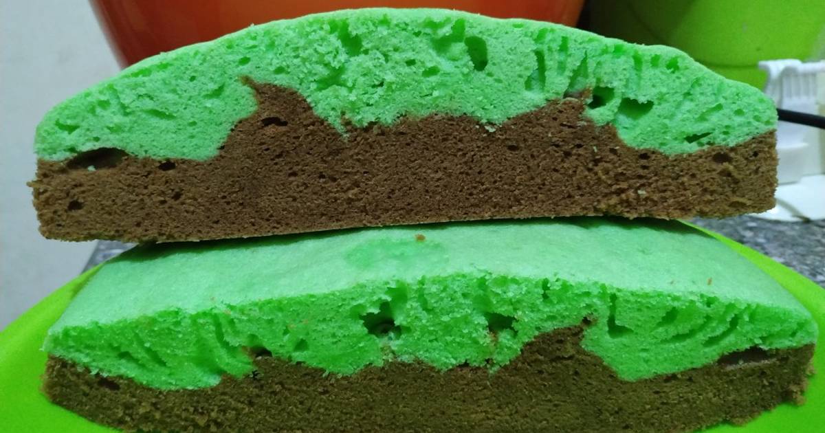  Resep  Bolu  kukus  pandan cokelat gluten  free  moist empuk 