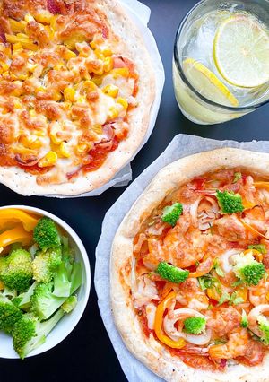 Hình của món Pizza homemade siêu dễ.