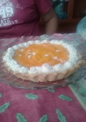 Una foto de Tarta de Durazno