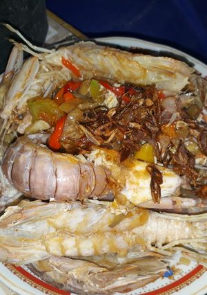 Foto resep Baby lobster saus mantap...(cakrek klo bahasa jawanya)