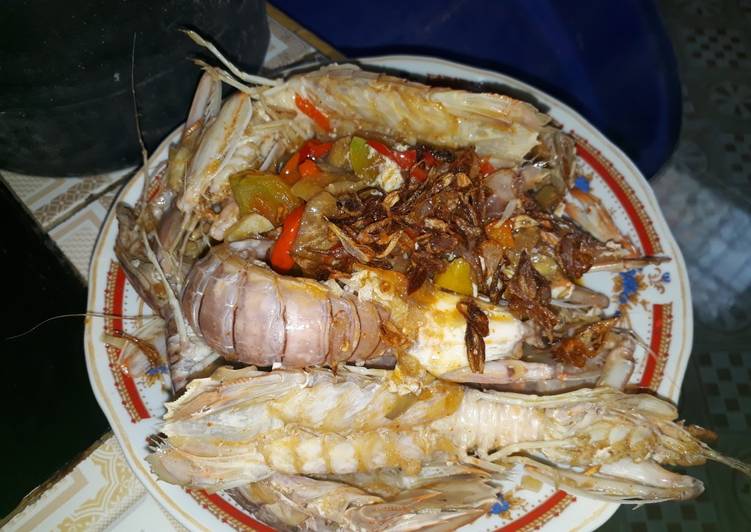 Resep Baby lobster saus mantap&hellip;(cakrek klo bahasa jawanya) Anti Gagal