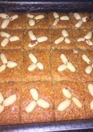 صورة لوصفة بسبوسة جوز الهند