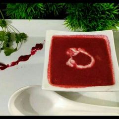 A picture of Beetroot soup.