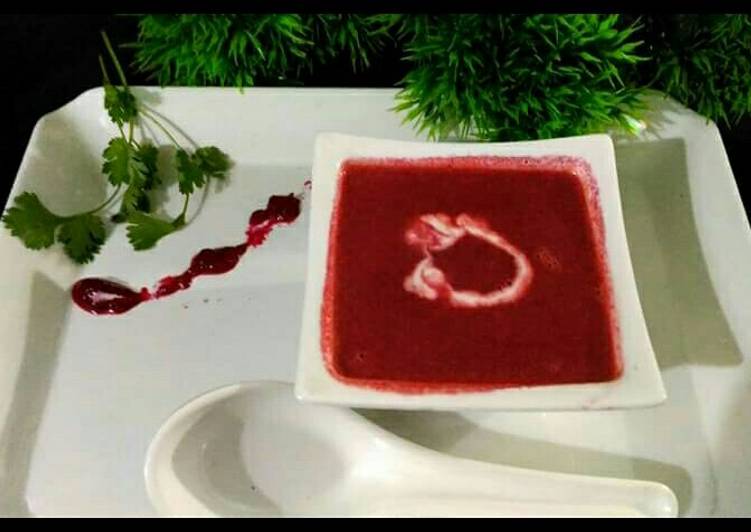 Recipe of Favorite Beetroot soup