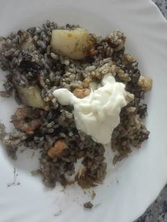 Una foto de Arroz negro