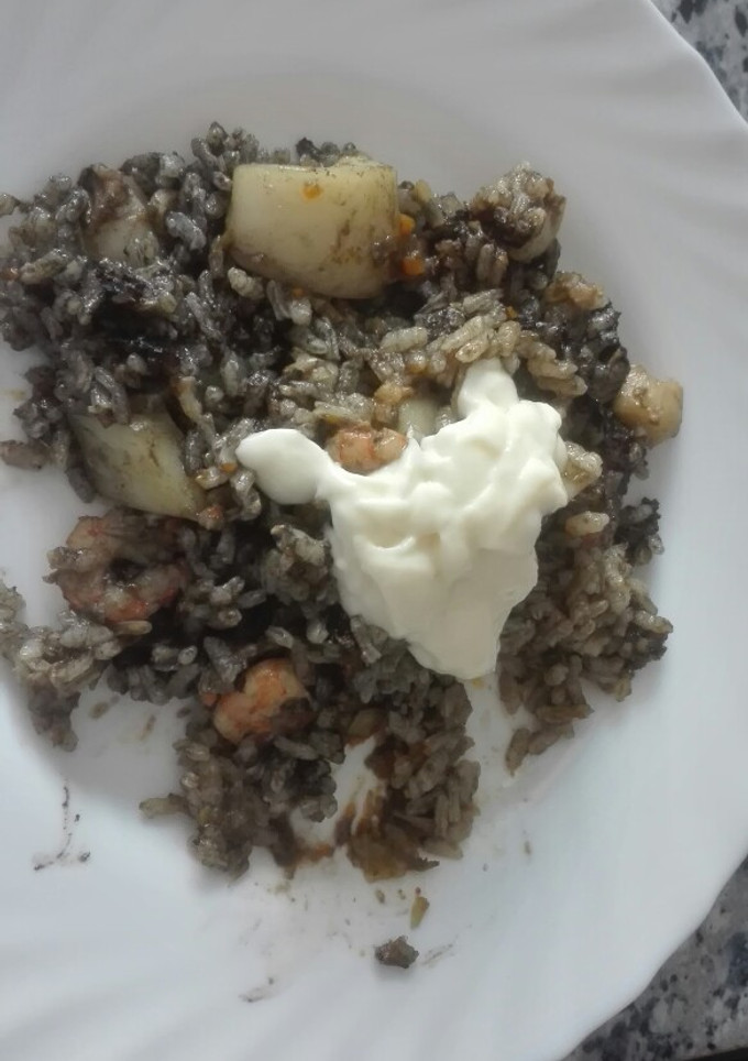 Una foto de Arroz negro