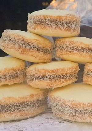 Una foto de Alfajores de maicena