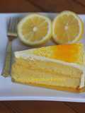 Lemon cake custard filling