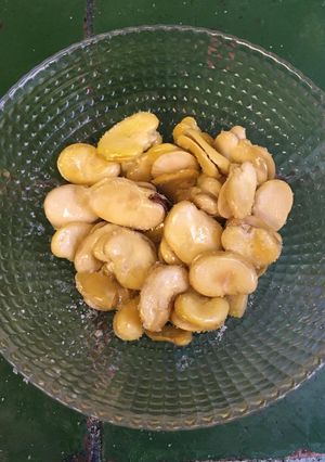 Una foto de Habas fritas