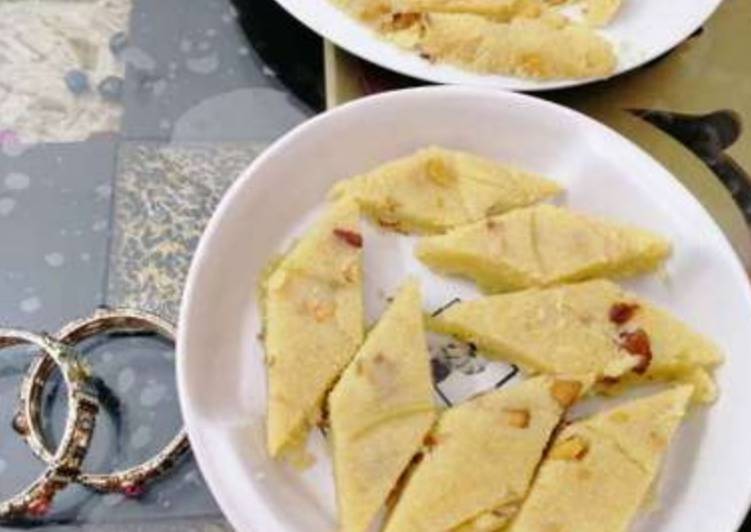 Easiest Way to Prepare Quick Sooji Lauz /Sooji Barfee