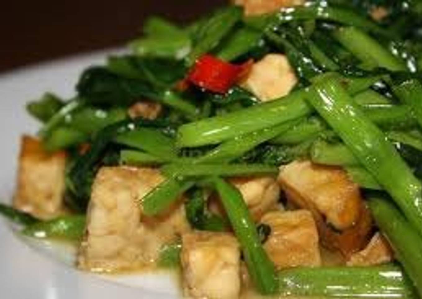 Bayam goreng