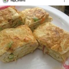 A picture of Roll omlette.