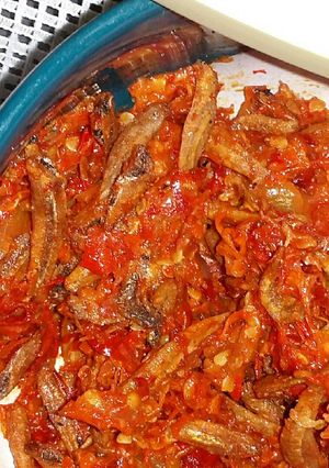 Foto resep Sambal goreng ikan tri