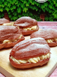 Foto resep Red Velvet Eclairs