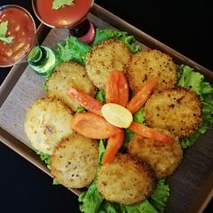 A picture of MIXMEAT CHEESE KABABS #ramdankitayari #fastfoodcontest.
