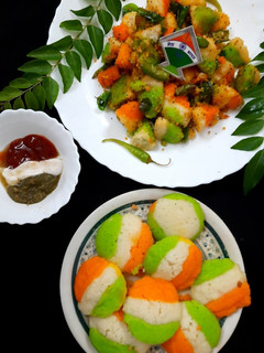 ट्राई कलर इडली (tri color idli recipe in Hindi) रेसिपी मुख्य फोटो