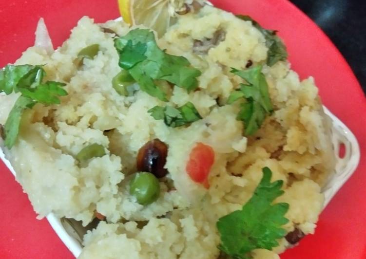 Recipe of Quick Mix Veg Upma