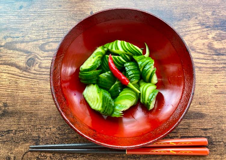 Simple Way to Prepare Perfect Japanese Cucumber Pickle