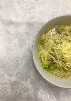 Foto resep Broccoli mushrooms creamy soup
