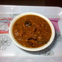 A picture of Designer Ogbono and Okro Soup.