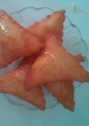 صورة لوصفة مثلثات السميد