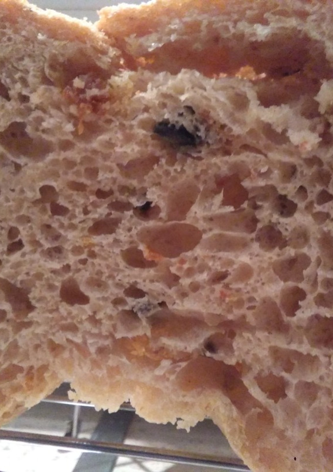 Una foto de Pan blanco de la toscana sin gluten en panificadora