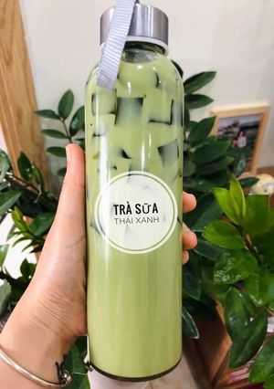 Hình của món Trà sữa thái xanh.