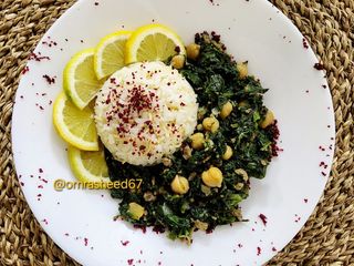 يخنة السبانخ بالطريقة الفلسطينية 🍃